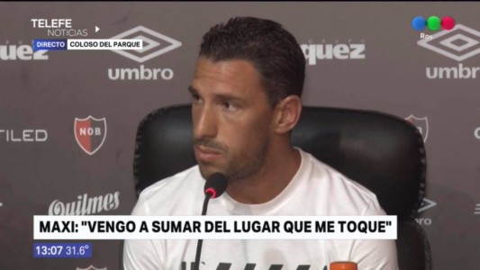 Maxi Rodríguez: "Es una alegría enorme volver a mi casa"