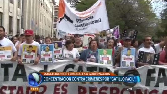 Gatillo fácil: masiva marcha contra los abusos policiales