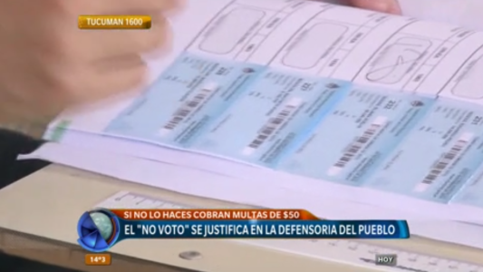 El "no voto" se justifica en la Defensoría del Pueblo