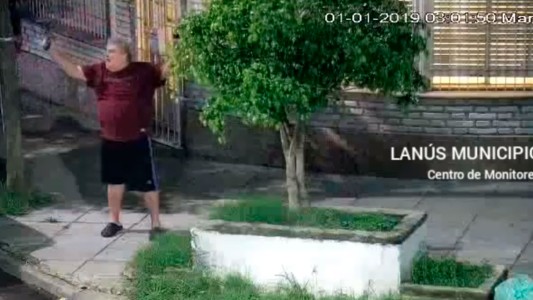 Festejó Año Nuevo con disparos al aire en plena calle y fue detenido