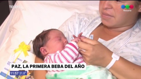 La primera beba del año nació en Rosario y se llama Paz