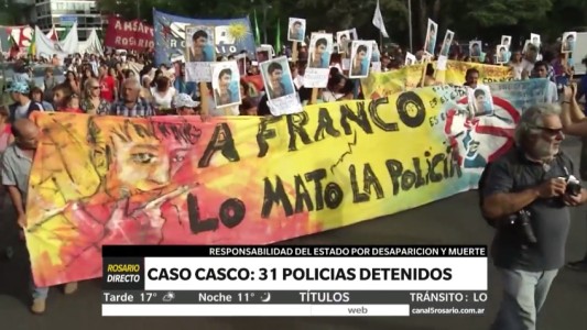 Caso Franco Casco: fuertes repercusiones tras la detención de 31 policías