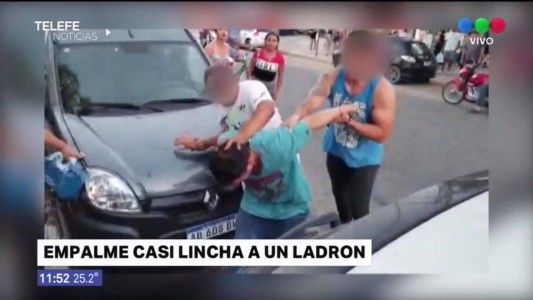 Empalme Graneros: vecinos y comerciantes casi linchan a un ladrón
