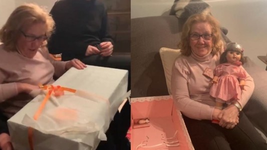 Conmovedor: una mujer recibió a los 71 el regalo de Reyes que siempre soñó