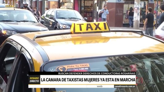 La Cámara de Mujeres Taxistas ya está en marcha en Rosario