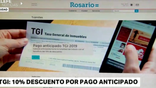 Ya están disponibles los beneficios por el pago anticipado de la TGI 2019