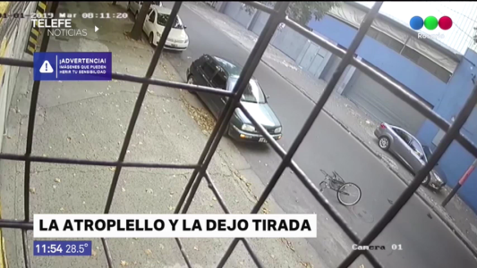 El dolor de Marianela: la atropellaron cuando iba en bicicleta y la abandonaron