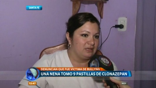Dramático caso de bullying en Santa Fe: una niña tomó nueve pastillas de clonazepam