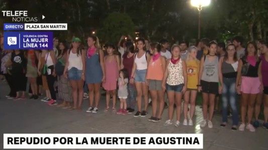 Ni una menos: dolor y repudio por el femicidio de Agustina Imvinkelried