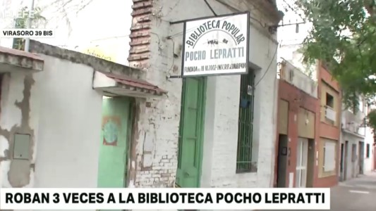 Robaron por tercera vez en 20 días en la biblioteca Pocho Lepratti