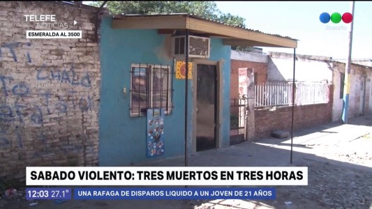 Crece la escalada de violencia: tres muertos en tres horas
