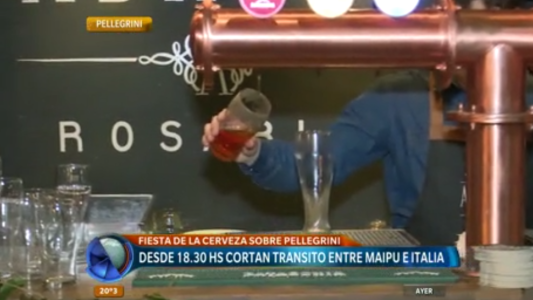 Fiesta de la cerveza: el paseo Pellegrini recibirá más de 80 mil personas