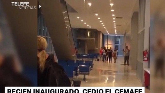 Cedió el techo del Cemafe y debieron evacuar el lugar
