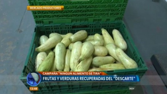 "Ningún alimento se tira": en cinco meses de campaña recuperaron más de 30 mil kilos de productos