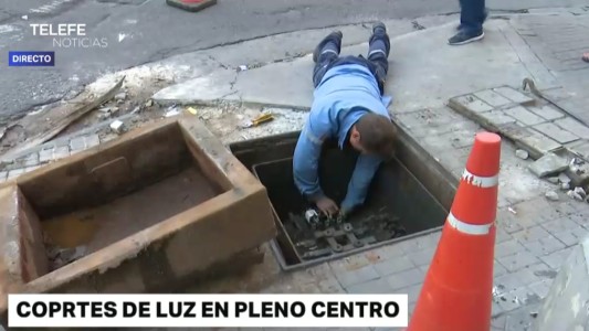 En una jornada agobiante, varios vecinos del centro estuvieron sin energía eléctrica