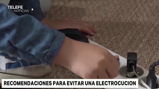 Brindan recomendaciones para evitar una electrocución