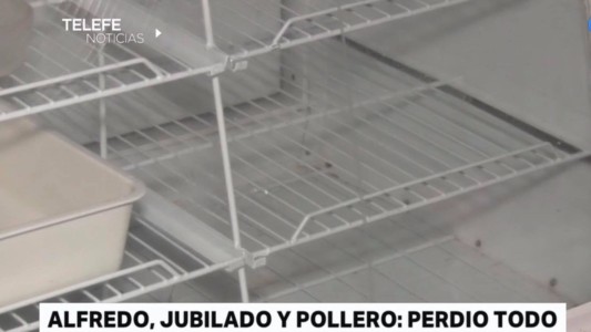 Perdió toda la mercadería de la pollería por los cortes de luz