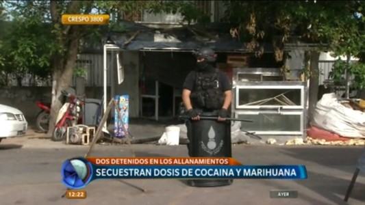 Secuestraron cocaína y marihuana en un allanamiento a un comercio de la zona sudoeste