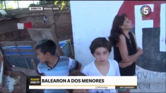 Balearon a dos menores en zona oeste