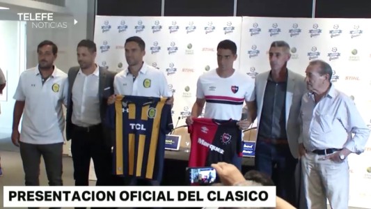 Jugadores de Newell's y Central presentaron oficialmente el clásico rosarino