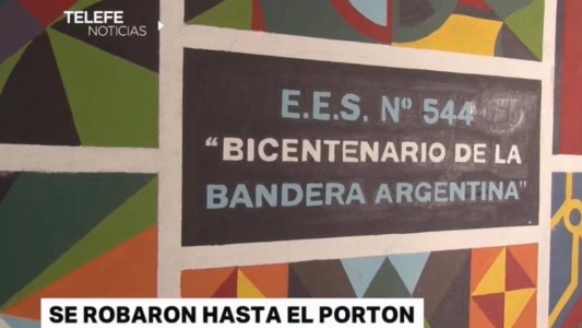 Otro robo a una escuela: se llevaron hasta el portón