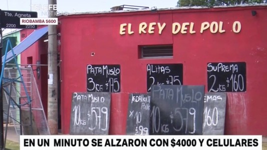 Violento robo en una pollería de zona oste