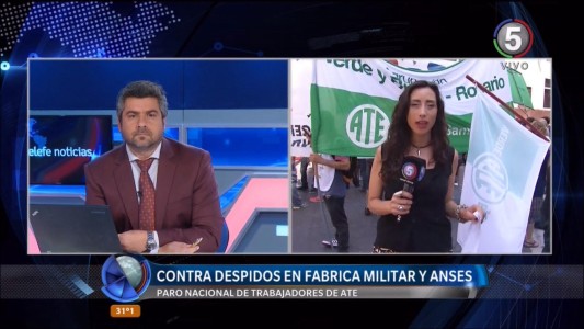 Paro y movilización de ATE contra los despidos en el ámbito estatal