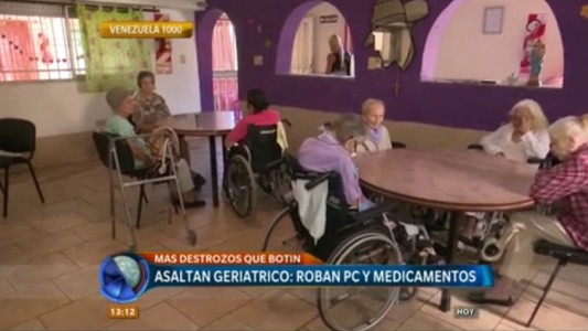 Asalto y destrozos en un geriátrico de Fisherton