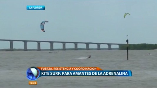 Kitesurf en La Florida, para amantes de la adrenalina