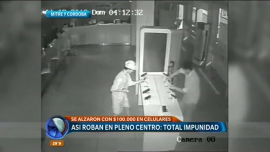 Robaron dos veces en siete días a un negocio de celulares ubicado en pleno microcentro