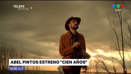 Abel Pintos presentó el video de "Cien Años"