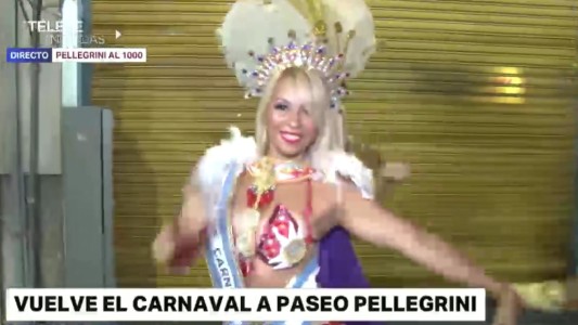 A puro ritmo y color, vuelve el carnaval al Paseo Pellegrini