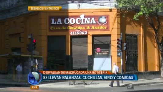 Desvalijaron una rotisería céntrica a la madrugada