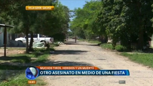 Asesinaron a un joven en la puerta de un domicilio en Villa Gobernador Gálvez