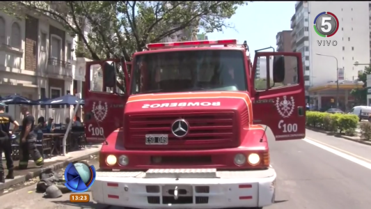 Incendio en un bar de Pellegrini al 1600