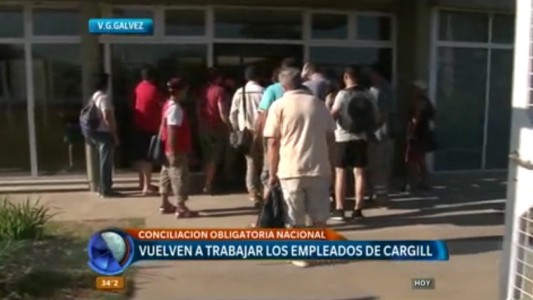 Cargill acató la conciliación y todos los empleados volvieron a trabajar