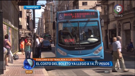El estudio de costos del transporte arrojó un boleto cercano a los quince pesos