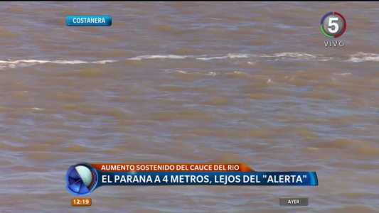 El nivel del Paraná seguirá subiendo en los próximos días, pero está lejos del alerta