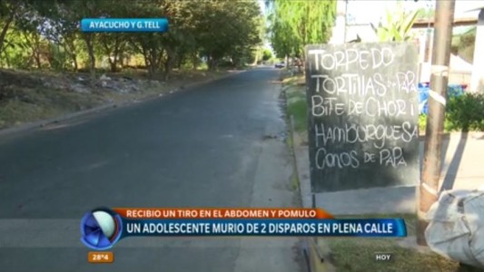 Asesinaron a un joven de dos disparos en zona sur