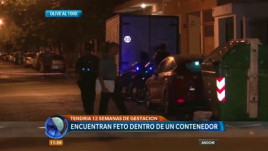 Una mujer encontró un feto en un contenedor de basura