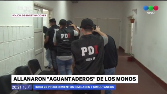 Allanaron un presunto "aguantadero" de la banda de Los Monos