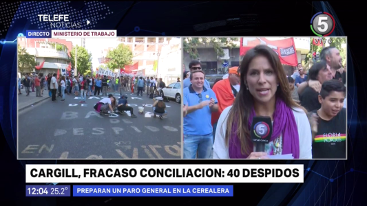 Despidos en Cargill: fracasó la conciliación obligatoria