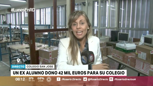 Colegio San José: un ex alumno donó 42 mil euros para su escuela