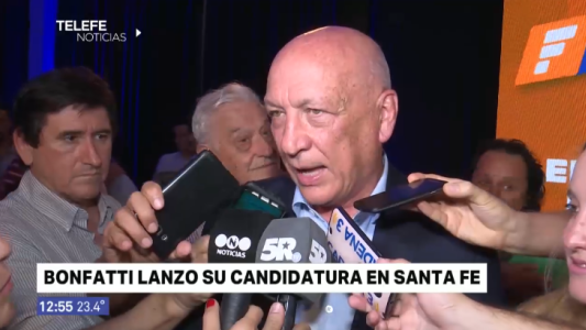 Bonfatti lanzó su candidatura en Santa Fe