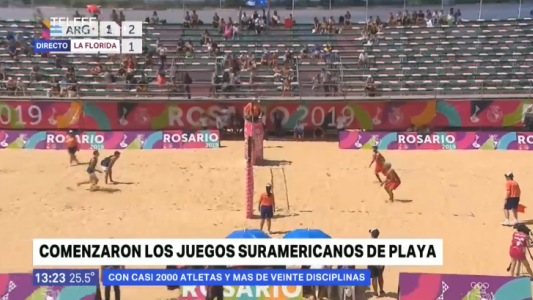 Comenzaron los Juegos Suramericanos de Playa 2019