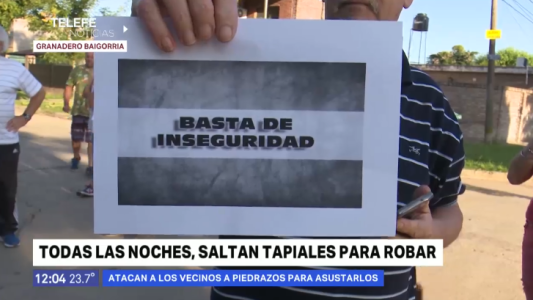 Granadero Baigorria: vecinos denuncian reiterados robos