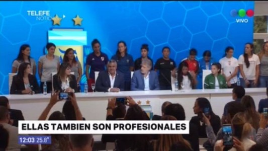 Histórico: la AFA lanzó la Liga Profesional de Fútbol Femenino