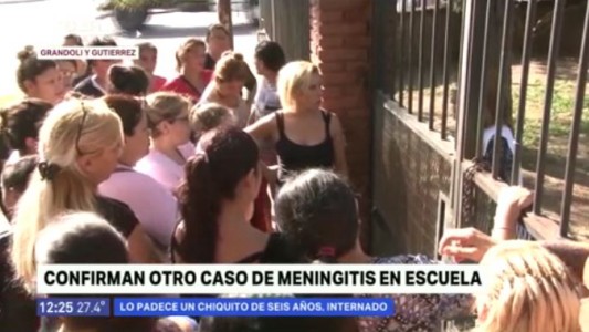 Nuevo caso de meningitis en una escuela de zona sur