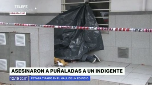 Asesinaron a puñaladas a un indigente