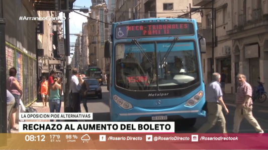 Aumento del boleto: la oposición pide alternativas